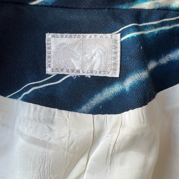 21- Vintage Alberto Makali Tie Dye Denim Jacket Size 10 - Picture 10 of 12